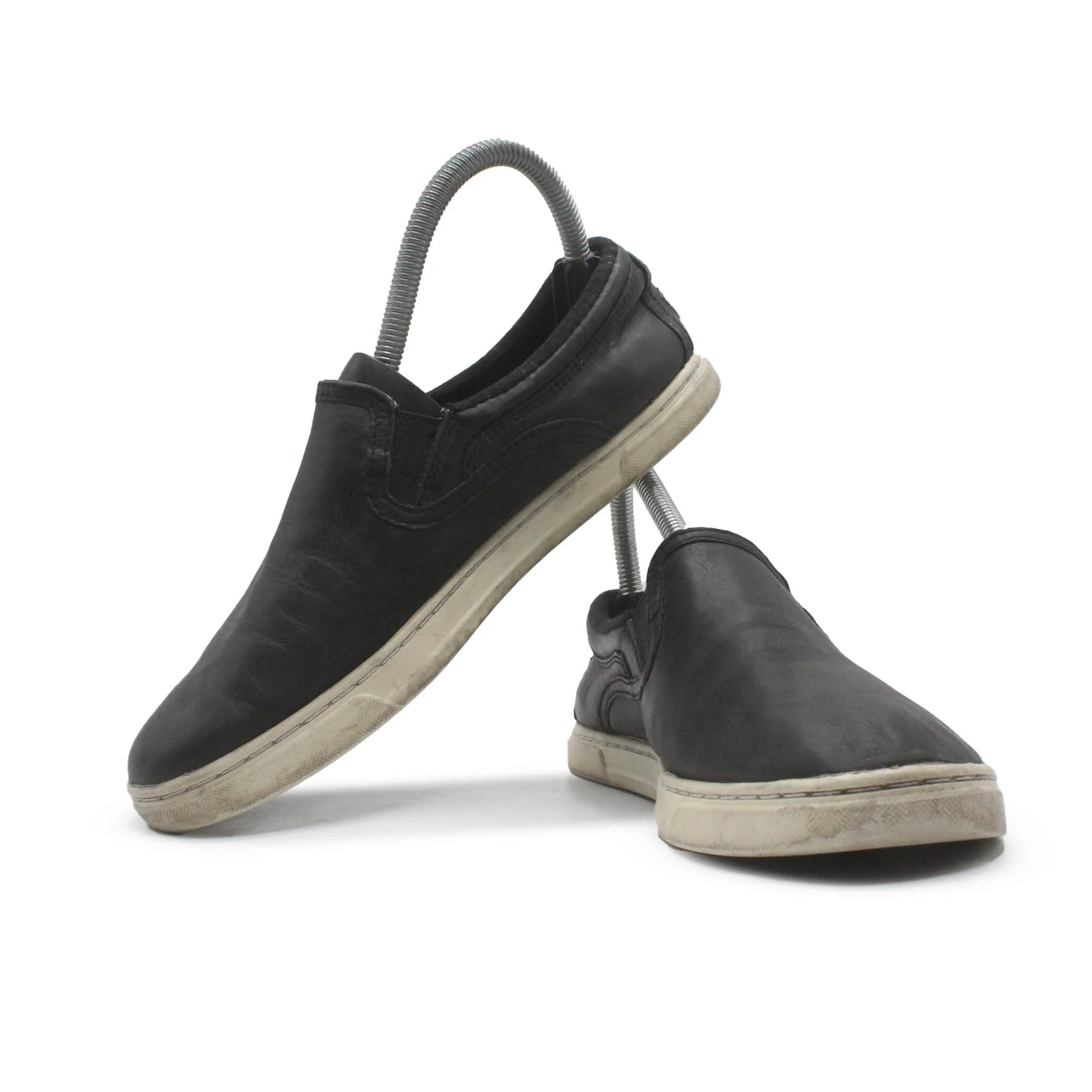 UGG Tobin Black Leather Slip On - Image 2