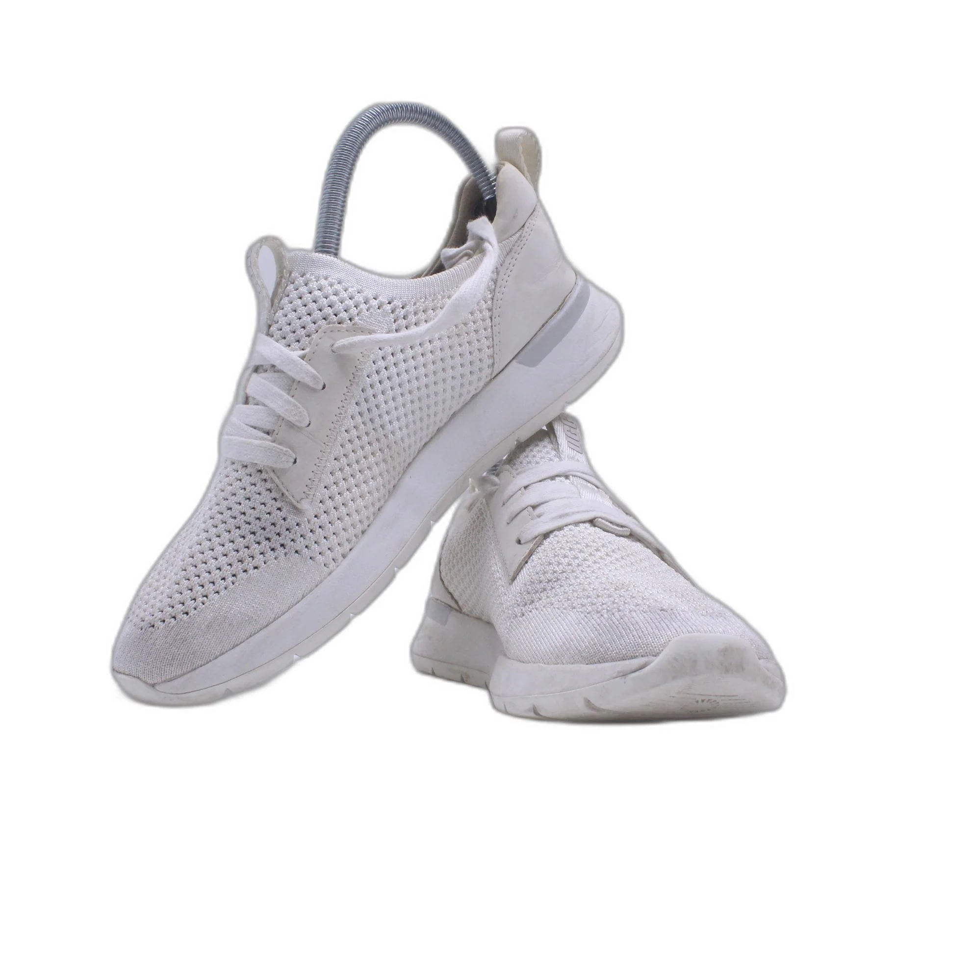 UGG Women Tay Knit Triple White Mesh Walking Shoe - Image 5