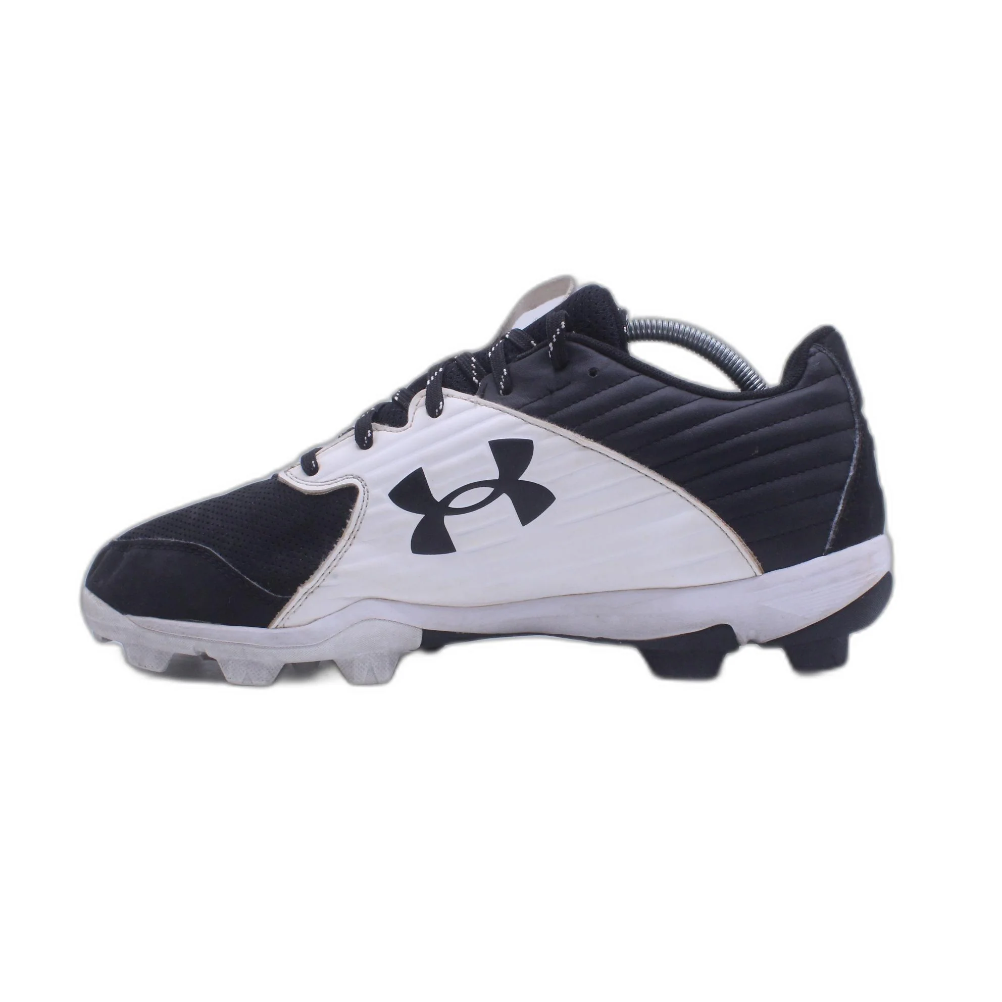 Under Armour Boys Leadoff Low RM 3023449-002 Black Baseball Cleats - Image 2
