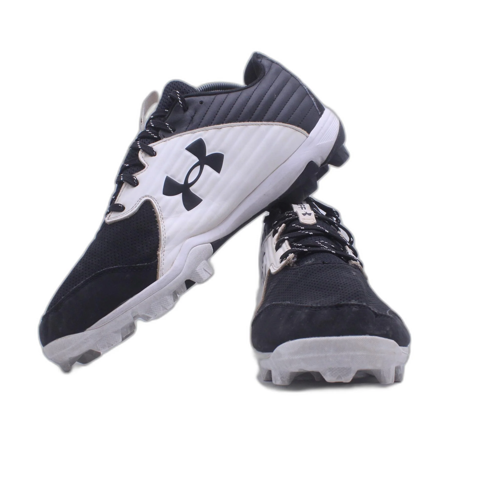 Under Armour Boys Leadoff Low RM 3023449-002 Black Baseball Cleats - Image 3