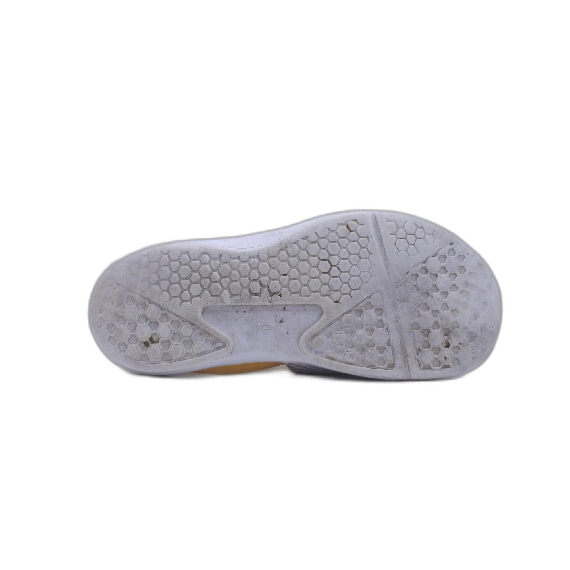 Under Armour Sandals Youth 7 Ignite VI Slides Foam Adjustable Strap White Black - Image 5