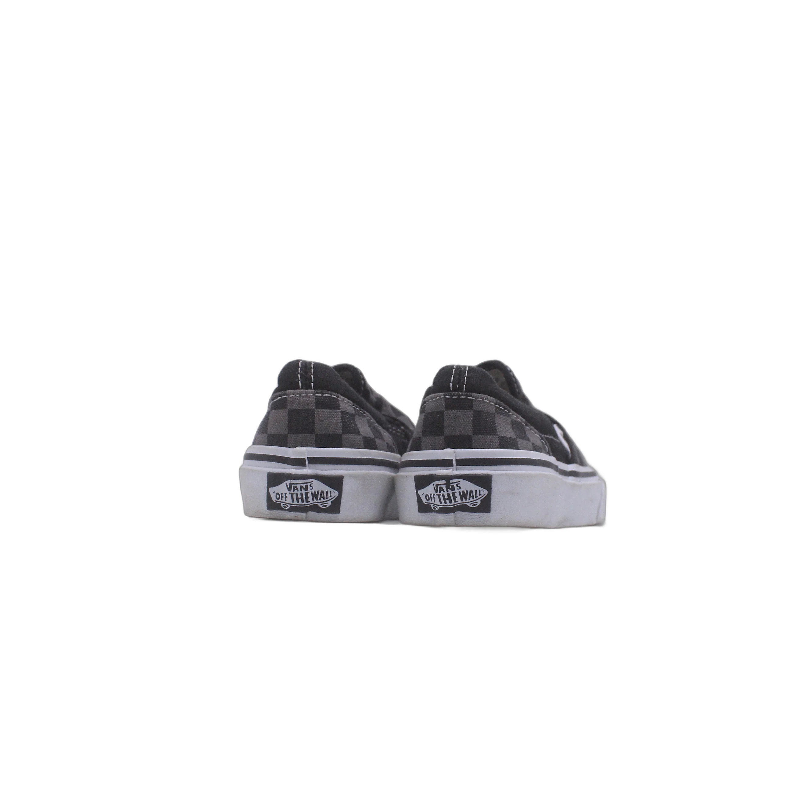 VANS Checkerboard Slip On Black Gray Shoe - Image 4