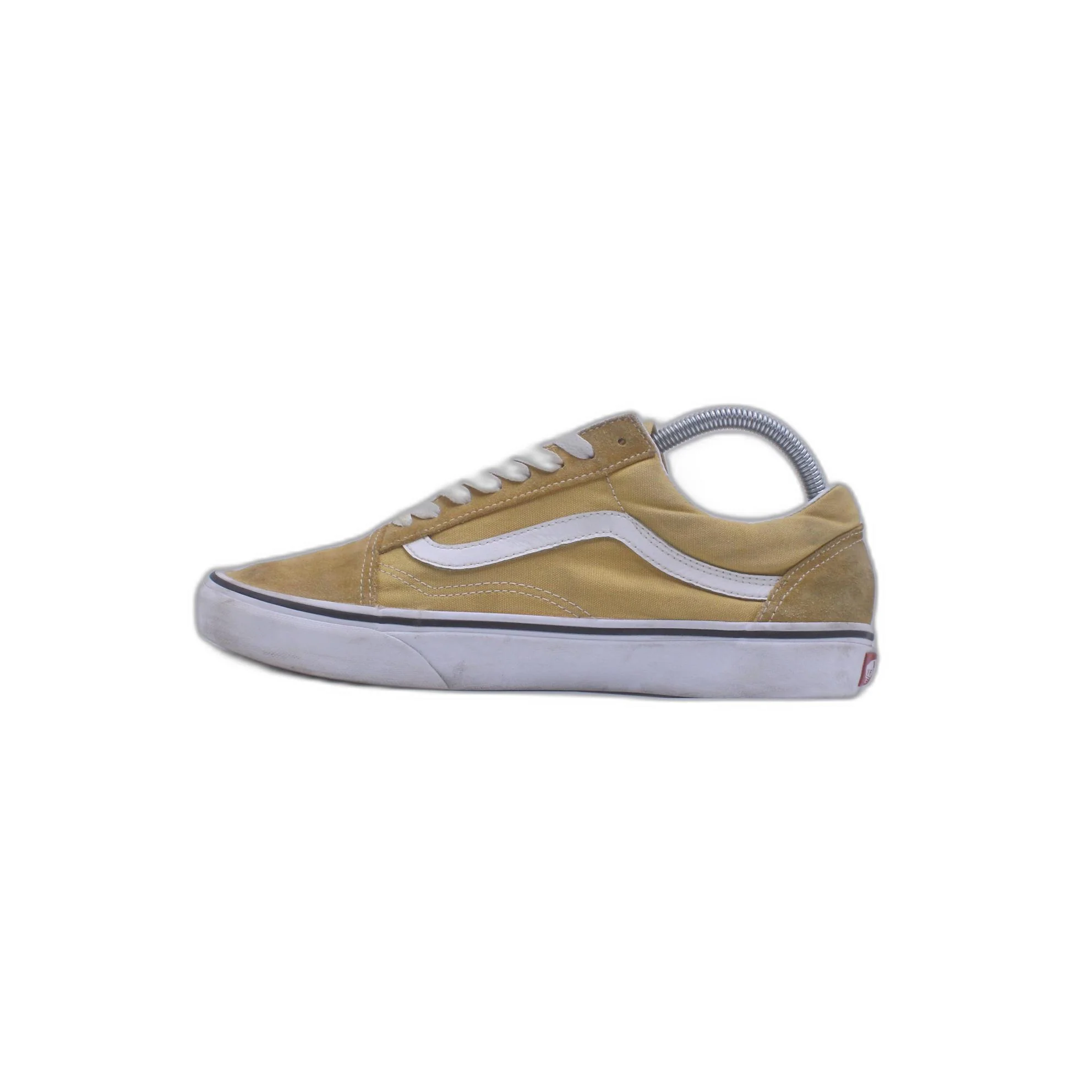 Vans Off The Wall Yellow Glitter Shoe - Image 2