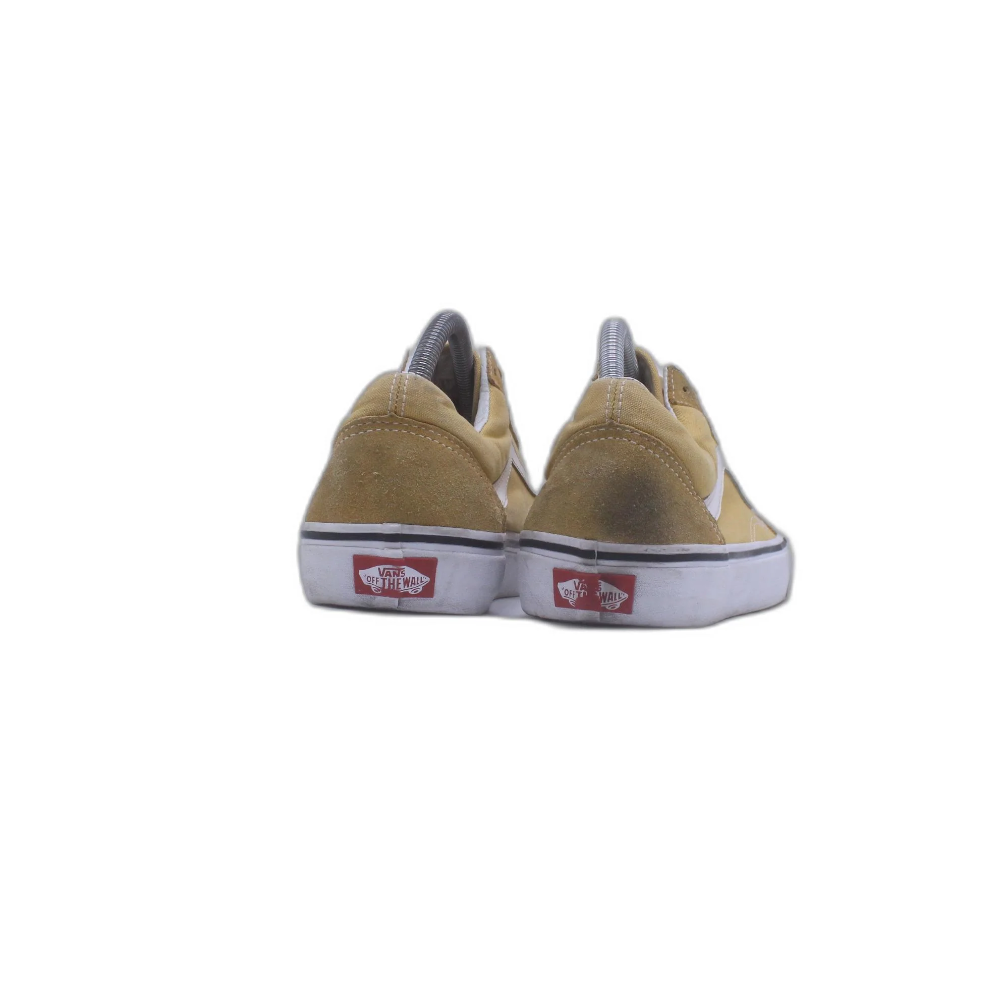 Vans Off The Wall Yellow Glitter Shoe - Image 4