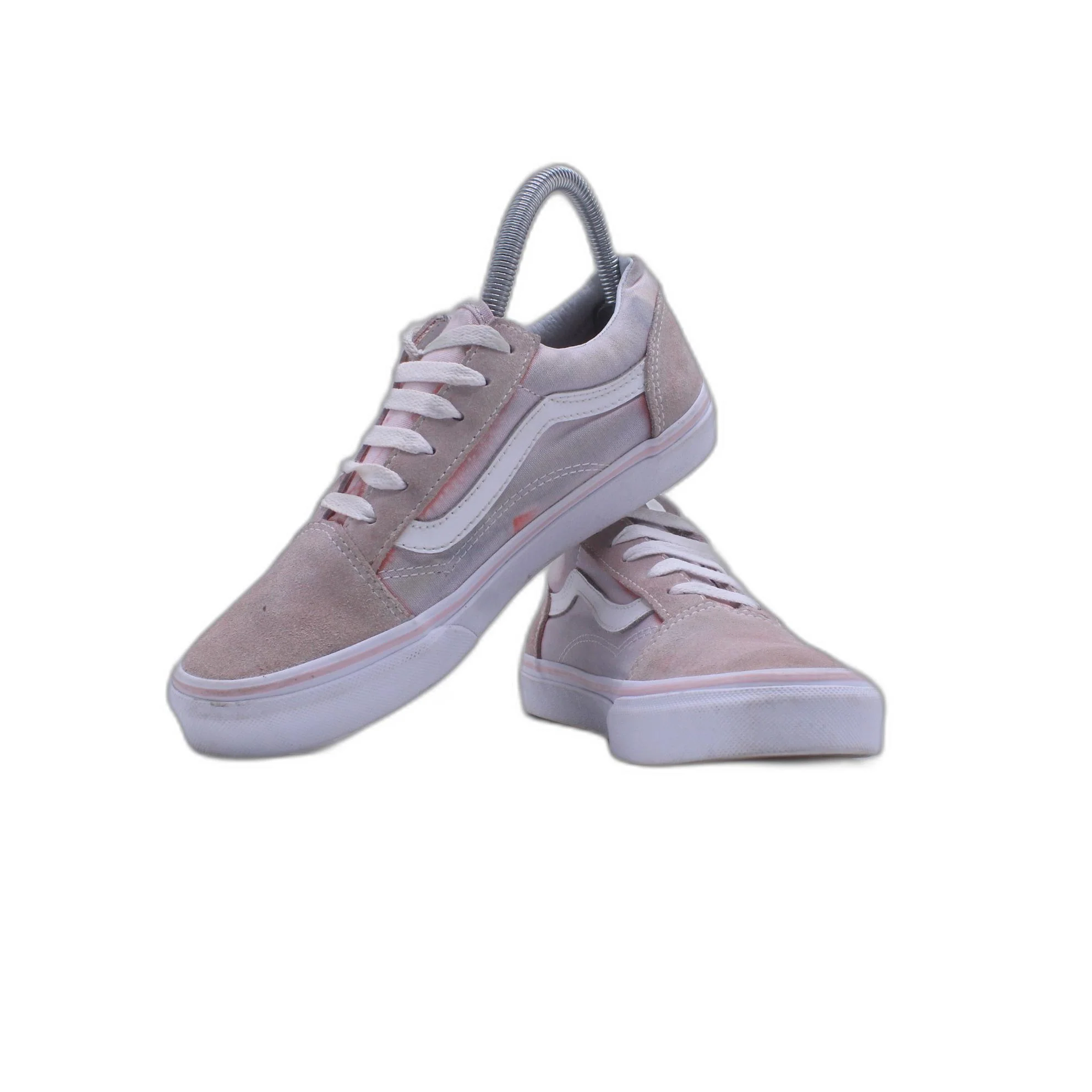 Vans Old Skool Light Pink/True White Skate Women’s Shoe - Image 5