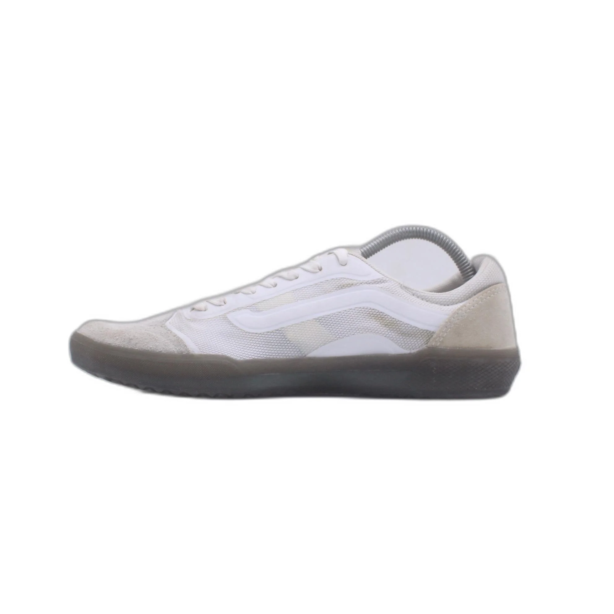 Vans Wayvee White Gray Ultimate Waffle Skate Sneaker - Image 2