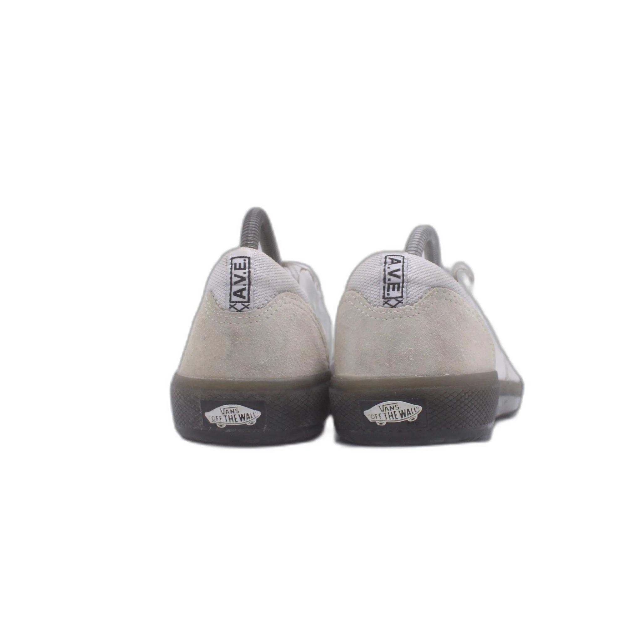 Vans Wayvee White Gray Ultimate Waffle Skate Sneaker - Image 4