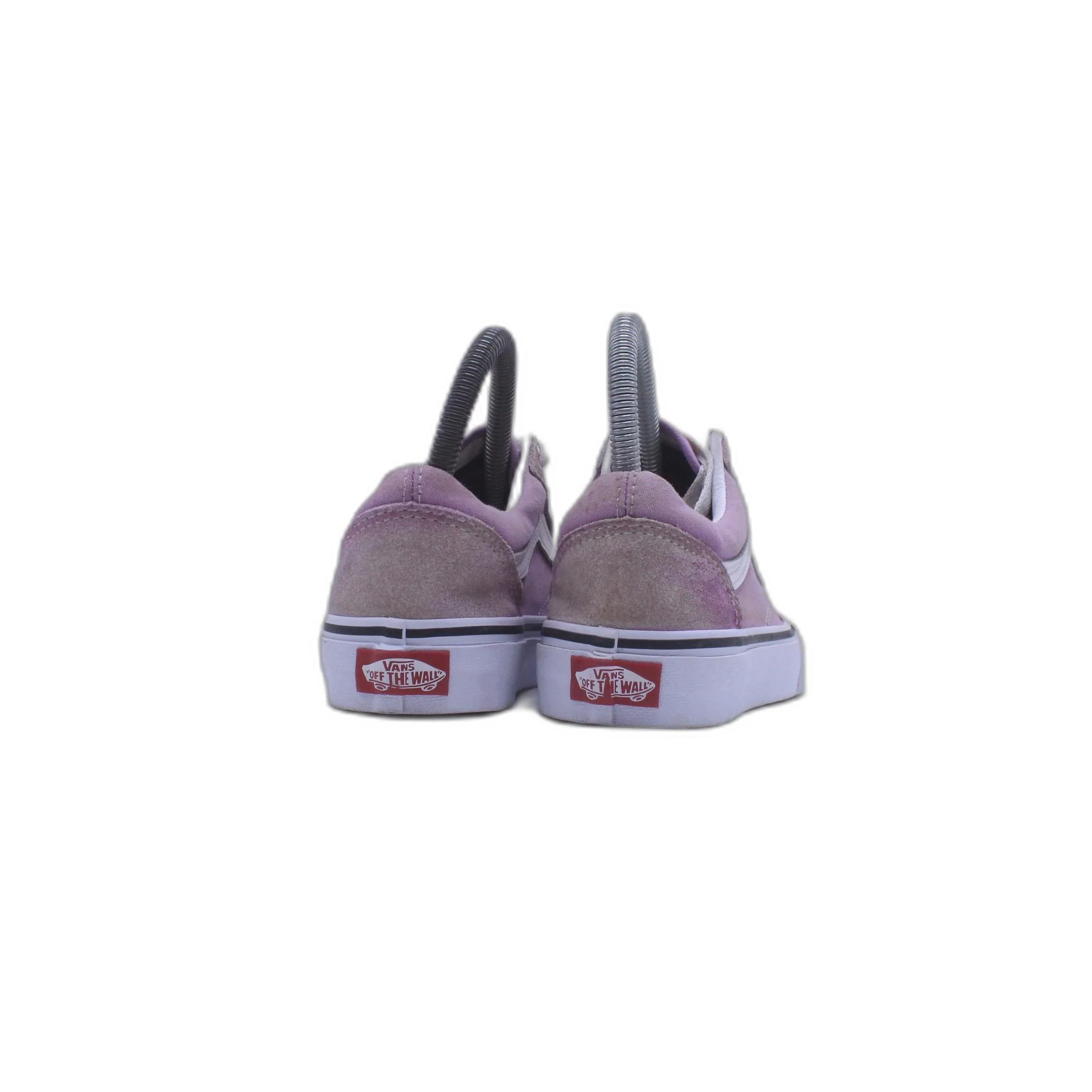 Vans Women's Old Skool Canvas Suede Sea Fog Purple True Shoe - Image 4