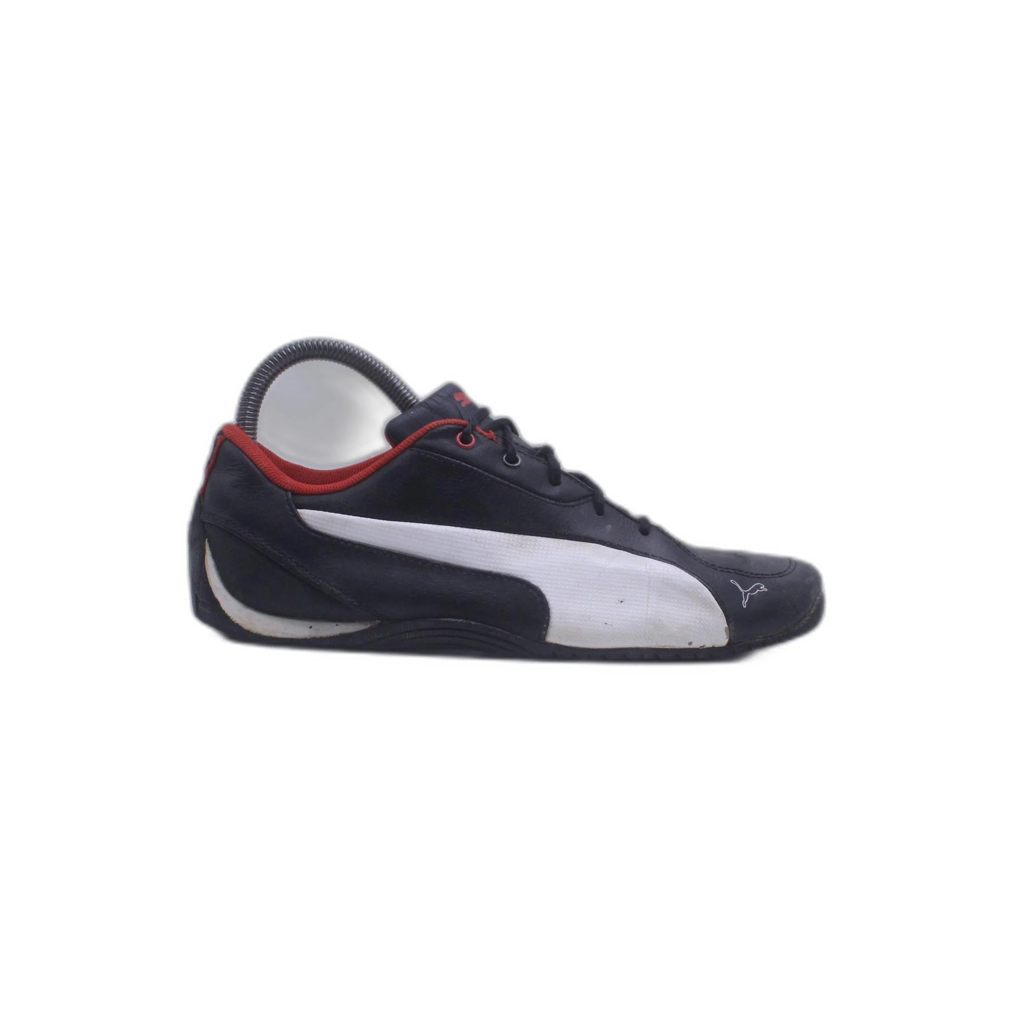 Vintage PUMA Y2K 00's Archives Moto Black Leather Shoe