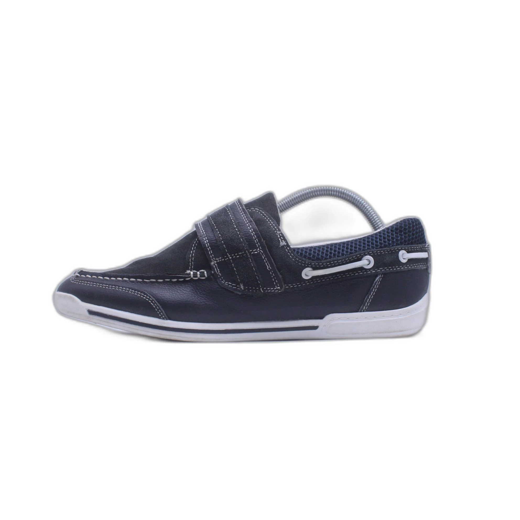 Walk X Black Leather Shoe - Image 2