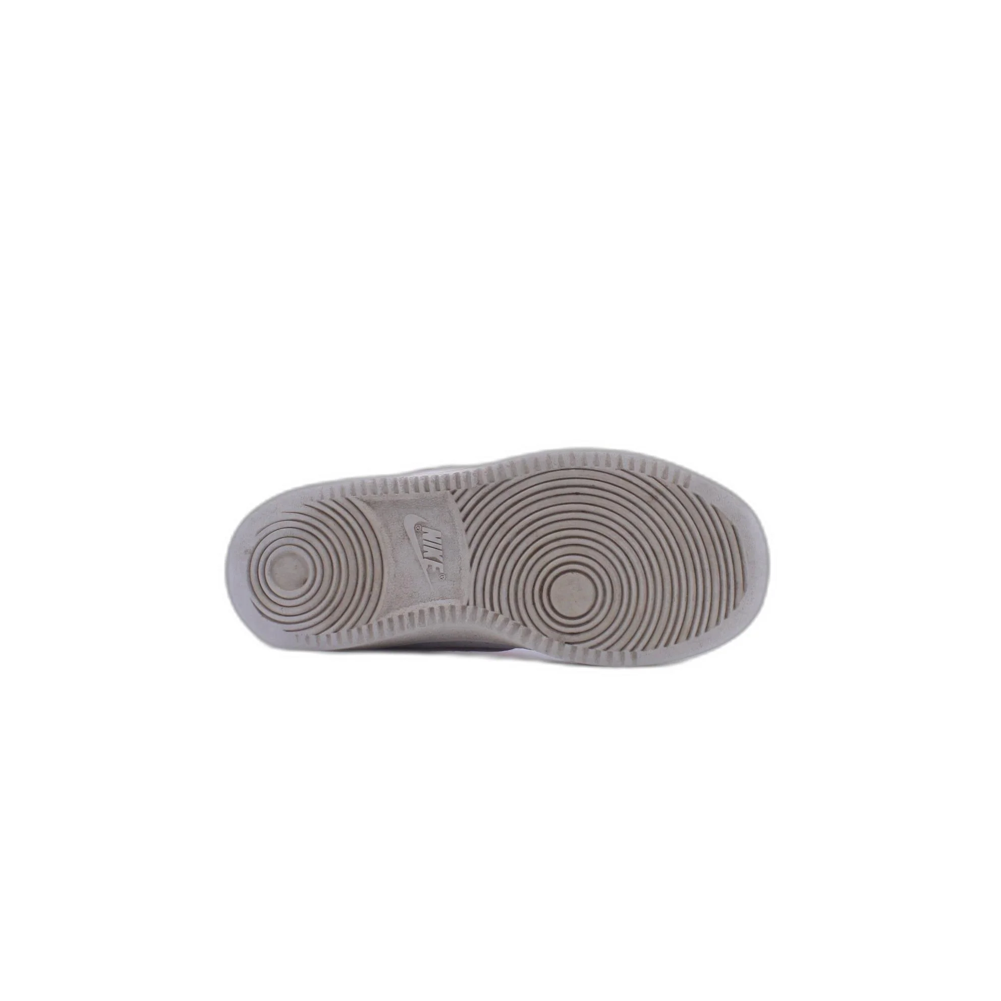 WHITE NIKE COURT BOROUGH LOW TRAINERS PINK FLASH KIDS - Image 5