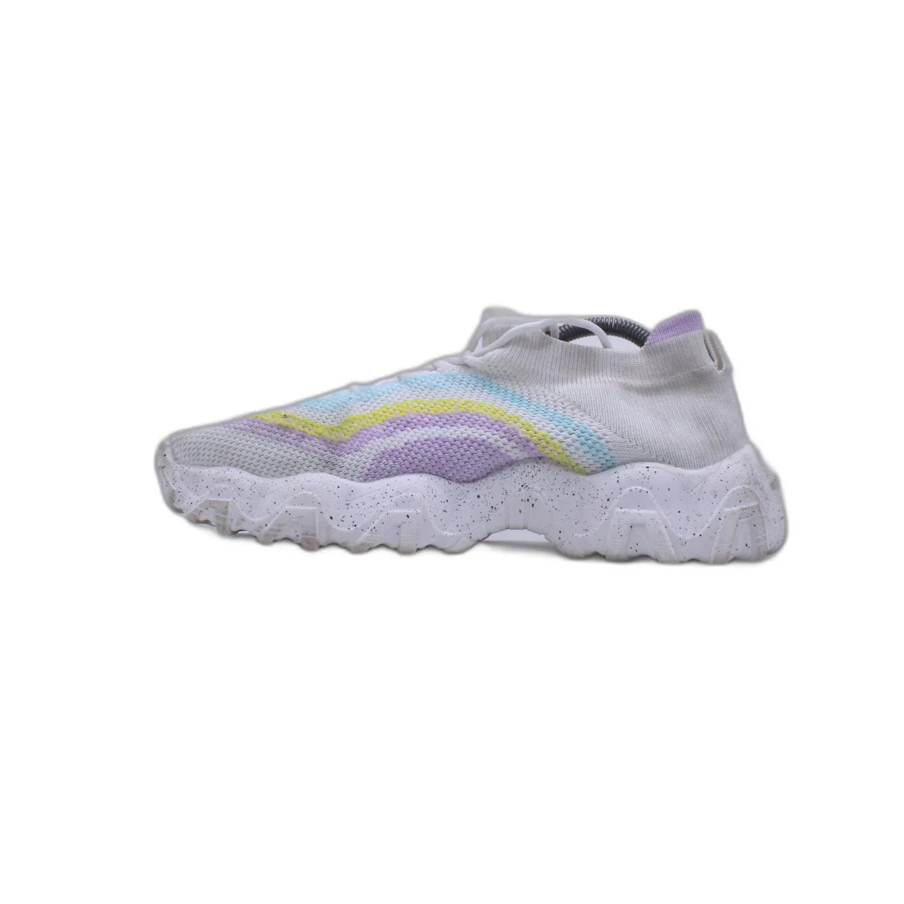 Women's Chunky Sole Ladies Lace Up Walking Gym Trainers Sneaker - Image 2