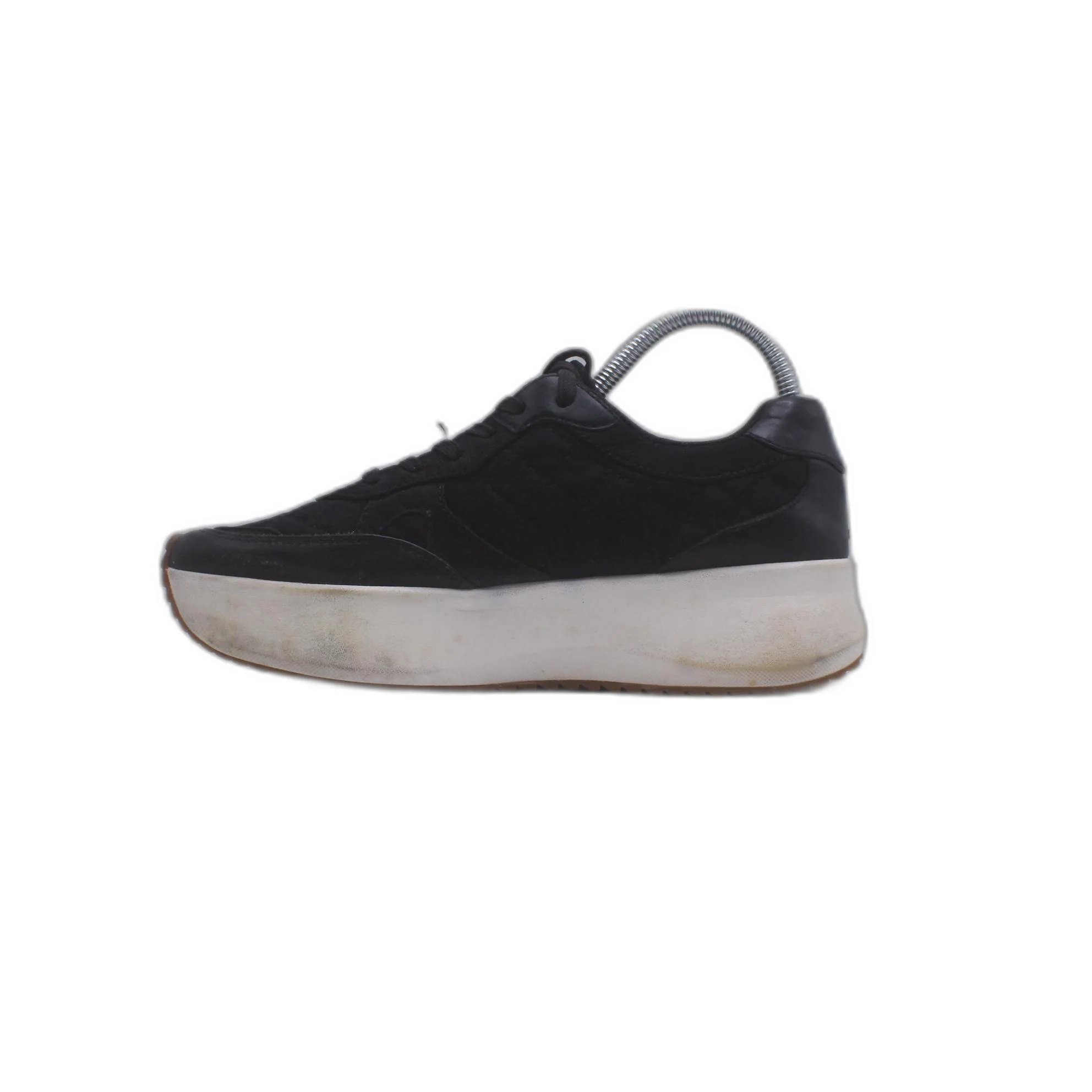 Zara Natural Beige Metalic Mesh Chunky Sole Sneaker - Image 2