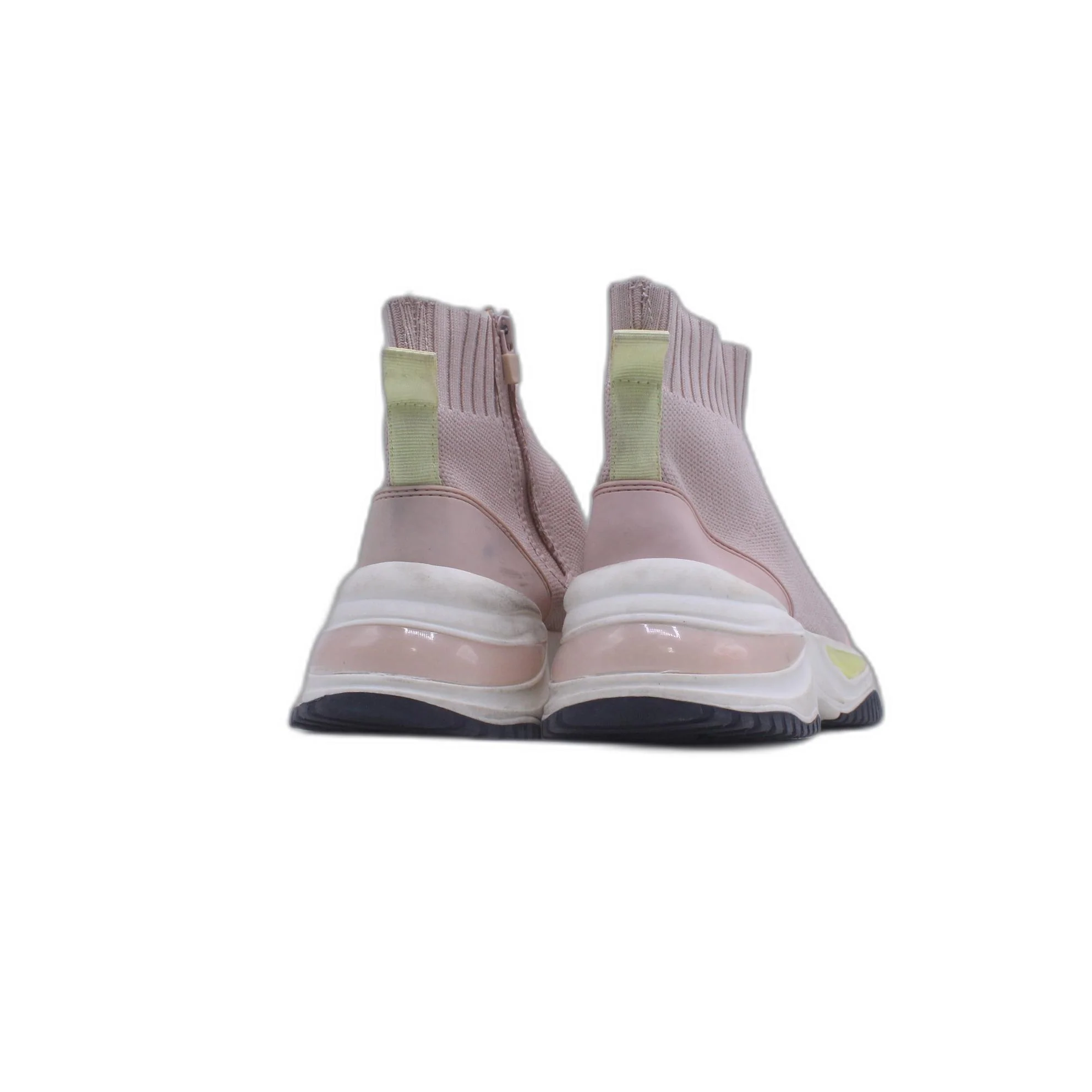 Zara Pink Contrast Lace Up Training Sneaker - Image 4